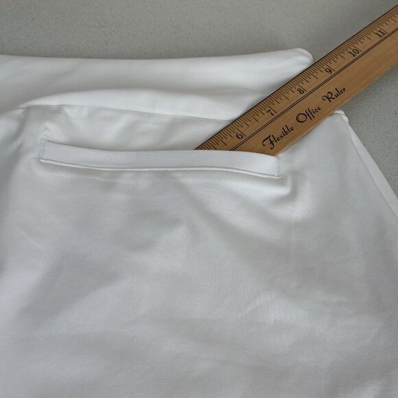 Nike Golf Skort Womens X Large White Pull On Pockets Gray Swoosh Golf Team - Picture 7 of 8